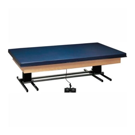 Fabrication Enterprises Deluxe Electric Hi-Low Upholstered Mat Platform Table, 84"L x 60"W x 23" - 32"H 15-2083